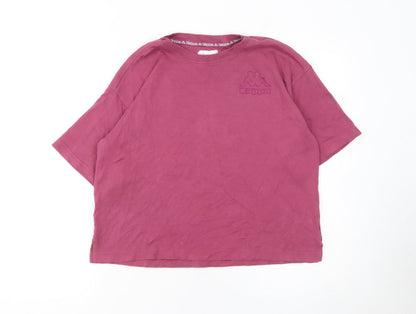 Womens UK Size 2XS Kappa x Primark Pink Basic T-Shirt