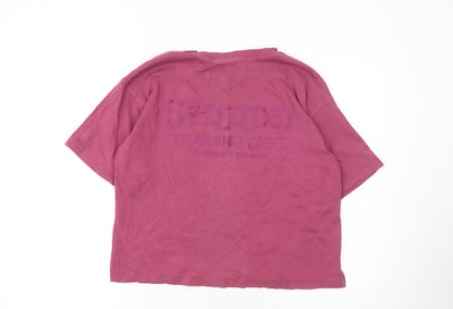 Womens UK Size 2XS Kappa x Primark Pink Basic T-Shirt