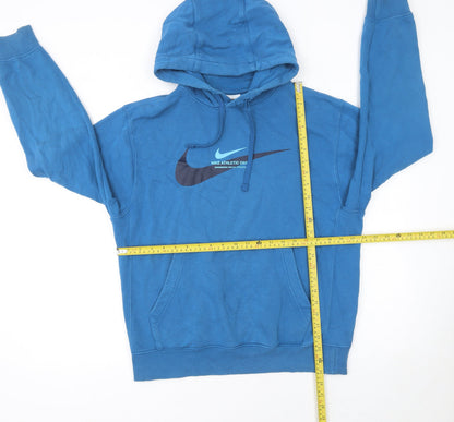 Mens UK Size S Nike Blue Pullover Hoodie