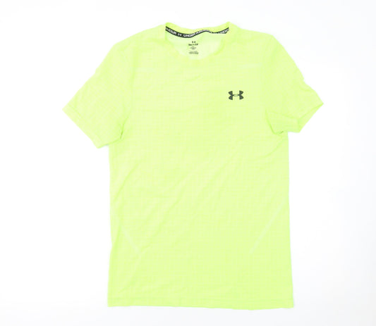 Mens UK Size S Under armour Yellow Running & JoggingGym & TrainingCrossFitFootba