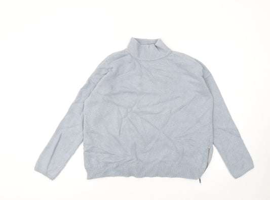 Womens UK Size 8 The White Company Blue Pullover Jumper