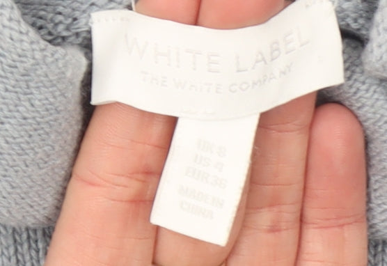 Womens UK Size 8 The White Company Blue Pullover Jumper