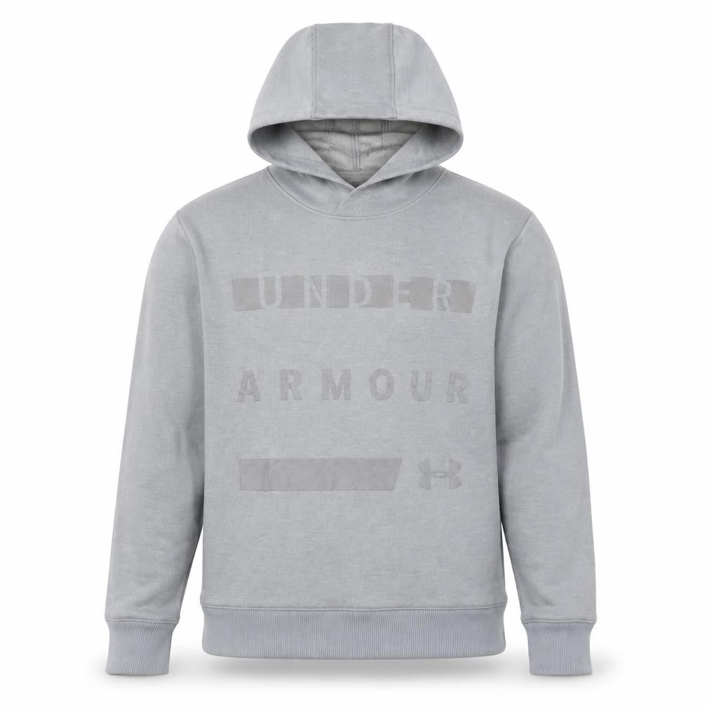 Mens UK Size S Under armour Grey Pullover Hoodie