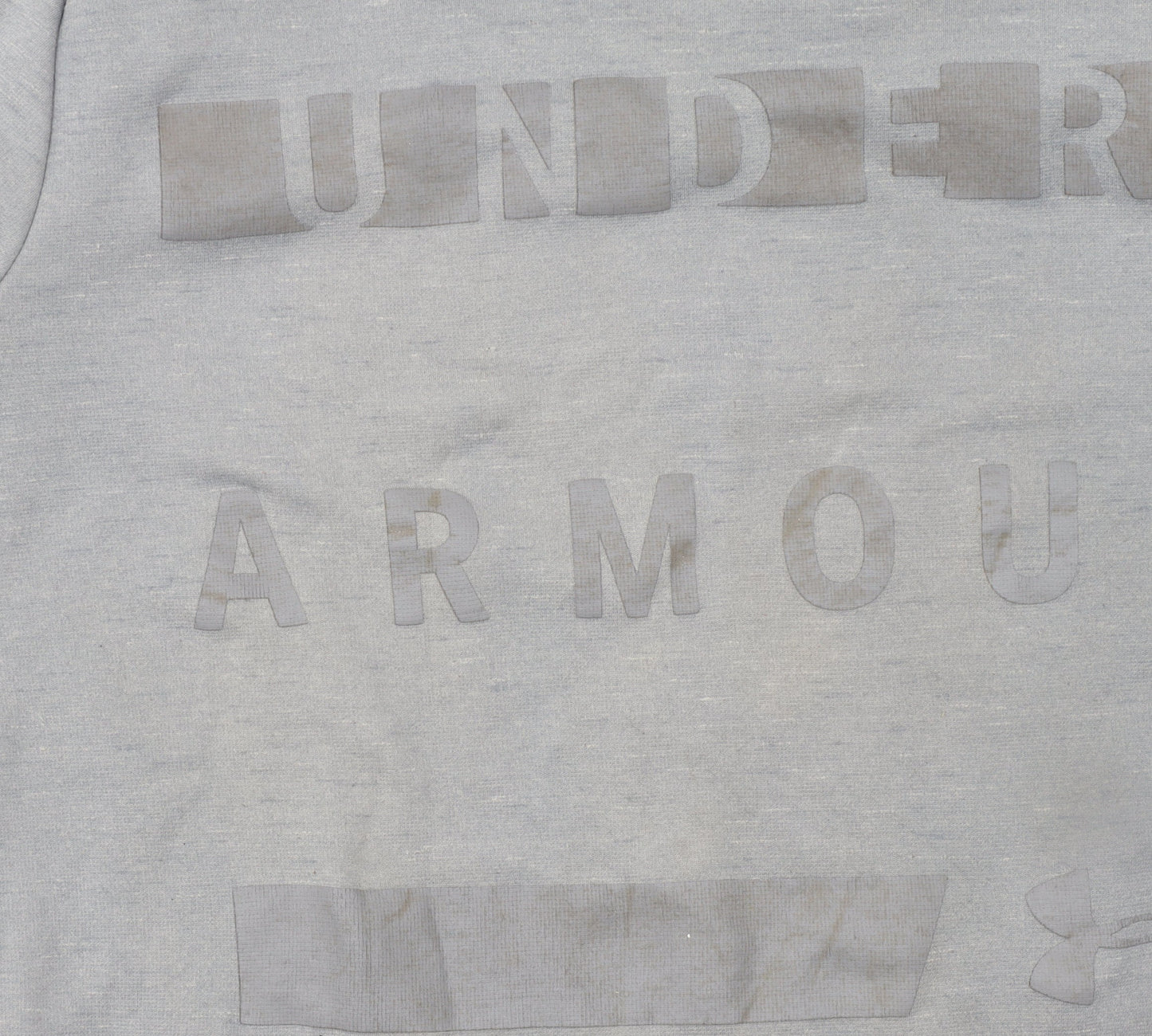 Mens UK Size S Under armour Grey Pullover Hoodie
