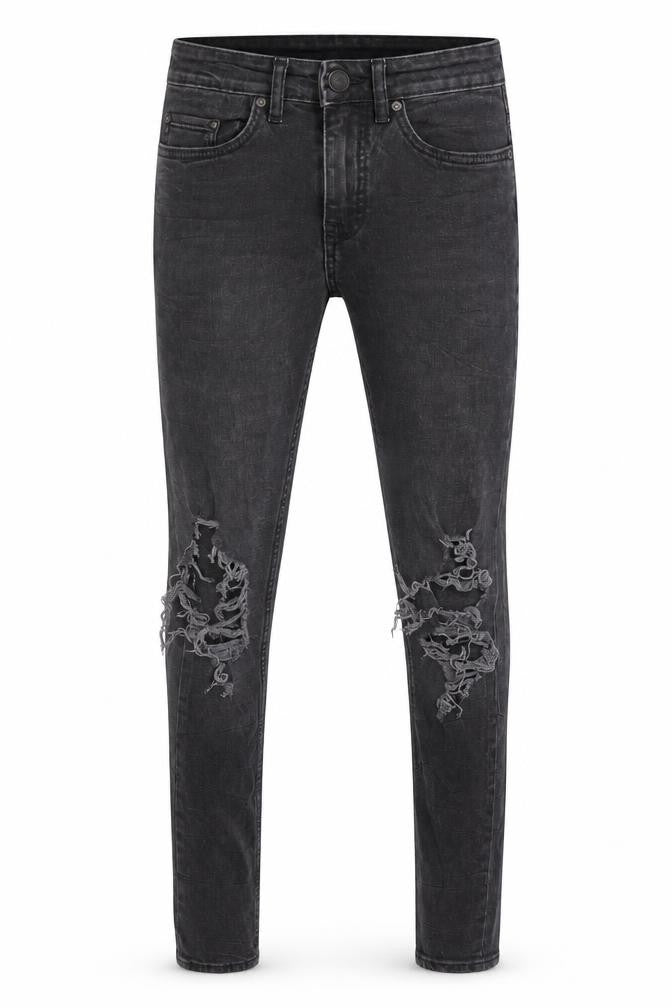 Mens UK Size 28R New Look Slim Fit Skinny Black Jeans