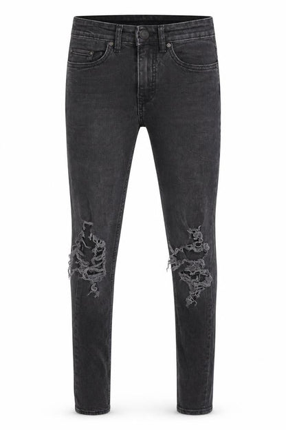 Mens UK Size 28R New Look Slim Fit Skinny Black Jeans
