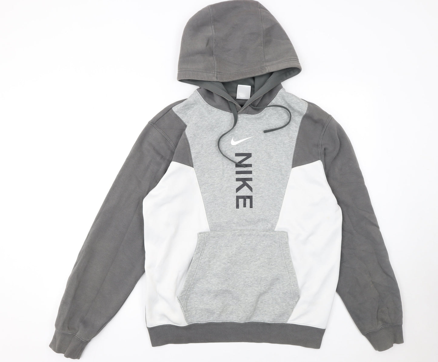 Mens UK Size S Nike Grey Pullover Hoodie