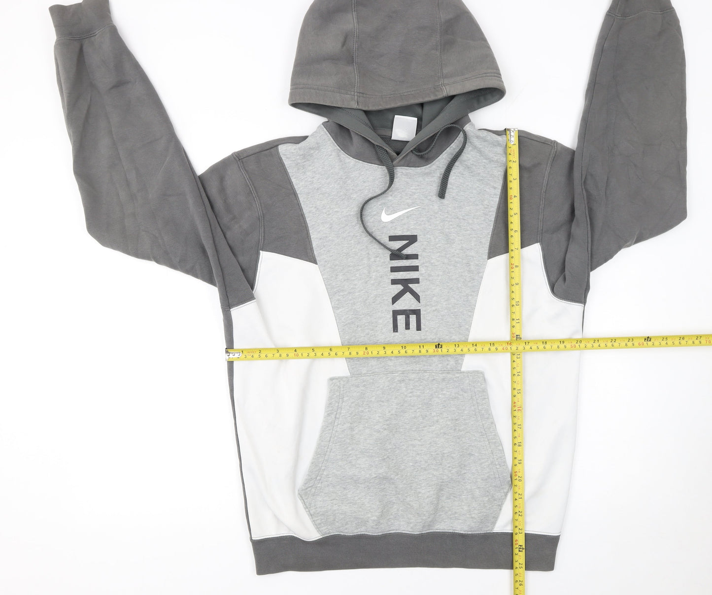 Mens UK Size S Nike Grey Pullover Hoodie