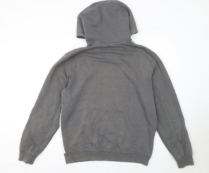 Mens UK Size S Nike Grey Pullover Hoodie