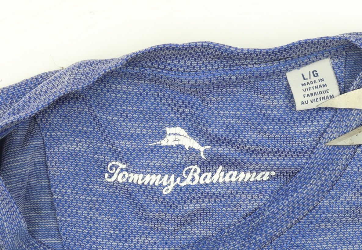 Mens UK Size L Tommy Bahama Blue  T-Shirt