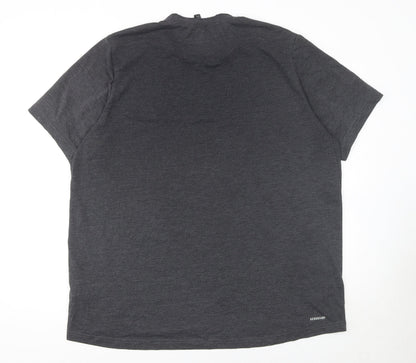 Mens UK Size 2XL adidas Grey  T-Shirt