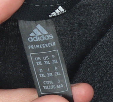 Mens UK Size 2XL adidas Grey  T-Shirt