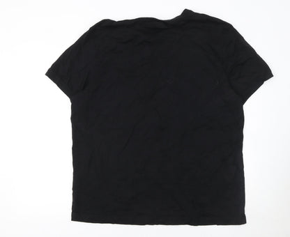 Mens UK Size 2XL Alfani Black  T-Shirt