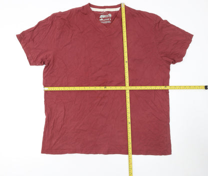 Mens UK Size 3XL Charles Wilson Red  T-Shirt