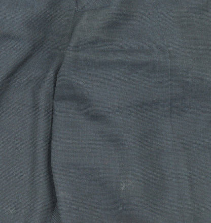 Mens UK Size 34 Dunnes Stores Regular Fit Dress Pants Blue Trousers