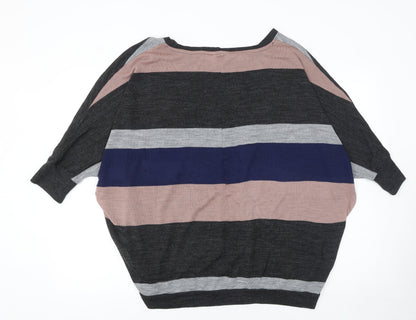Womens UK Size M Only Multicoloured Pullover Jumper