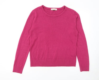 Womens UK Size L Rowen Avenue Pink Pullover Jumper