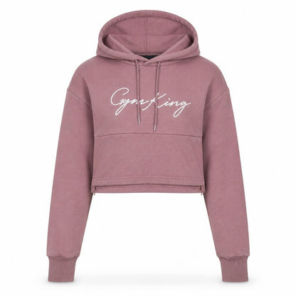 Womens UK Size 6 Gym King Pink Pullover Hoodie