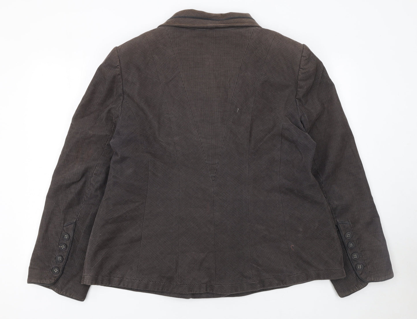 Womens UK Size 20 Con Amore Regular Brown Blazer