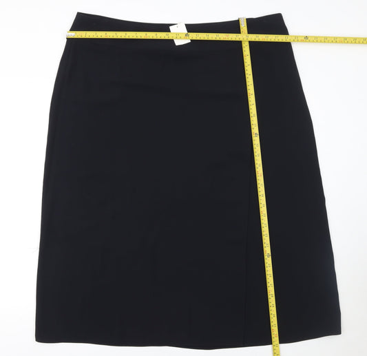 Marks and Spencer Women's Black Size 22 Pencil Skirt