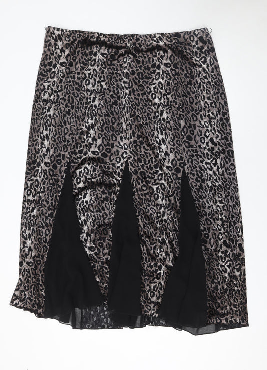 Womens UK Size 20 Marks and Spencer A-Line Velvet Skirt