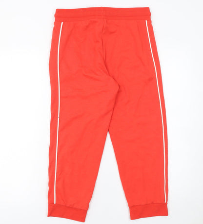 Womens UK Size 10/12 H.I.S Regular Fit Jogger Red Trousers