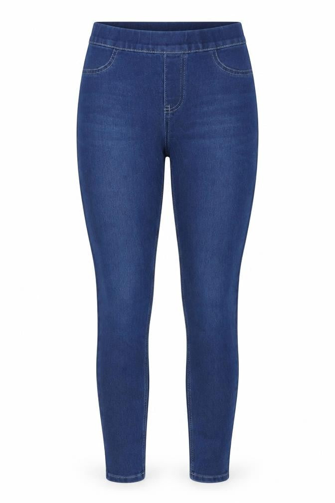 Womens UK Size 12 Avenue Slim Fit Jegging Blue Jeans