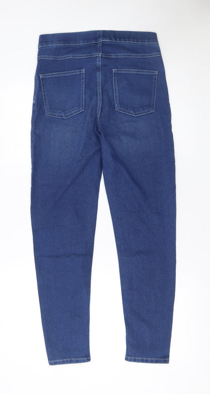 Womens UK Size 12 Avenue Slim Fit Jegging Blue Jeans