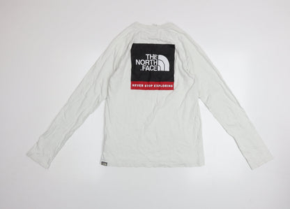 Boys UK Size XL The North Face White Basic T-Shirt