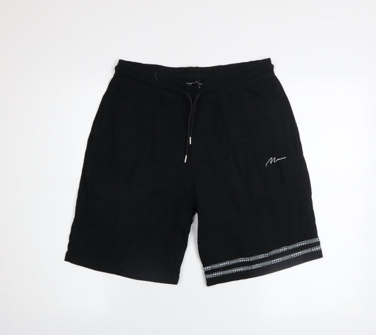 Mens UK Size L boohooMAN Regular Fit Athletic Shorts