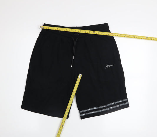Mens UK Size L boohooMAN Regular Fit Athletic Shorts