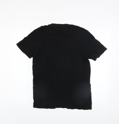 Mens UK Size M JACK & JONES Black  T-Shirt