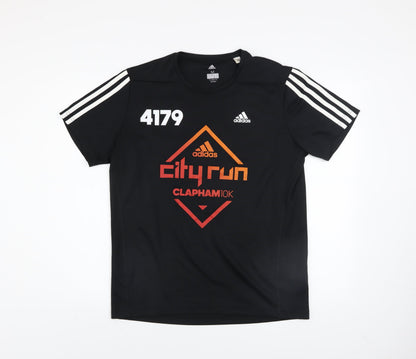 Mens UK Size M adidas Black Running & JoggingGym & Training T-Shirt