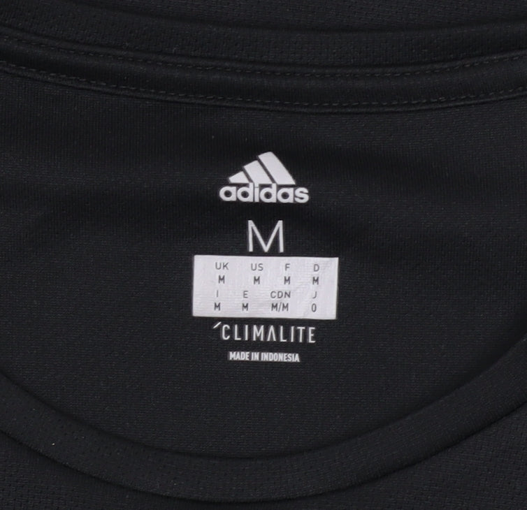 Mens UK Size M adidas Black Running & JoggingGym & Training T-Shirt