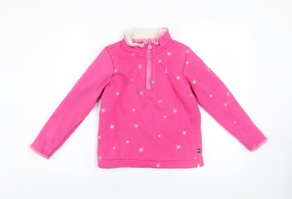 Girls UK Size 10 Years Joules Pink Basic Jacket