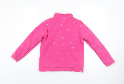 Girls UK Size 10 Years Joules Pink Basic Jacket