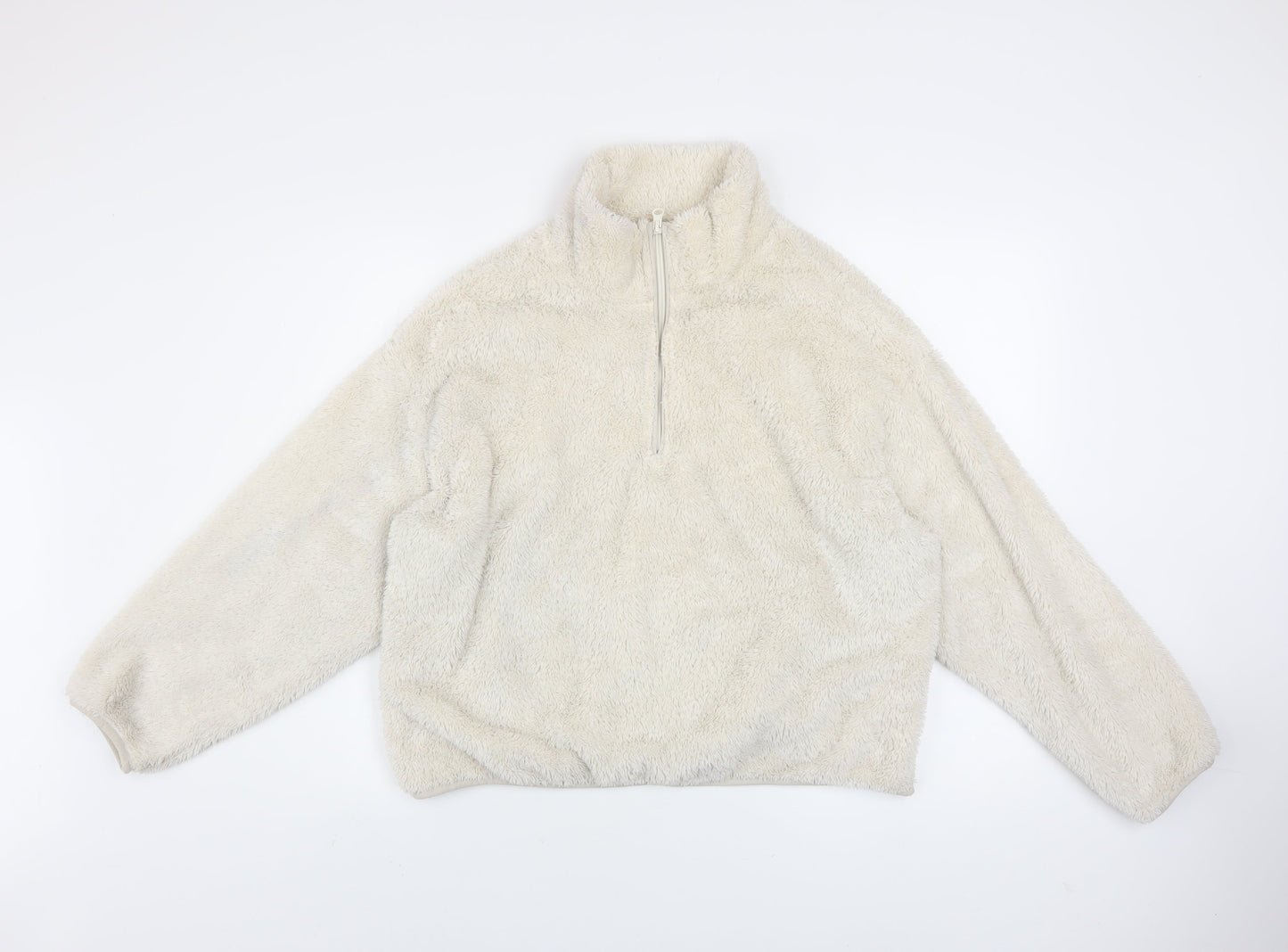 Womens UK Size S H&M Ivory Pullover Sweatshirt