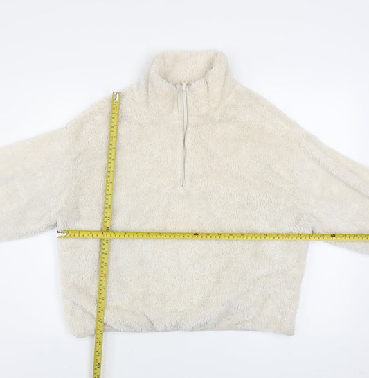Womens UK Size S H&M Ivory Pullover Sweatshirt