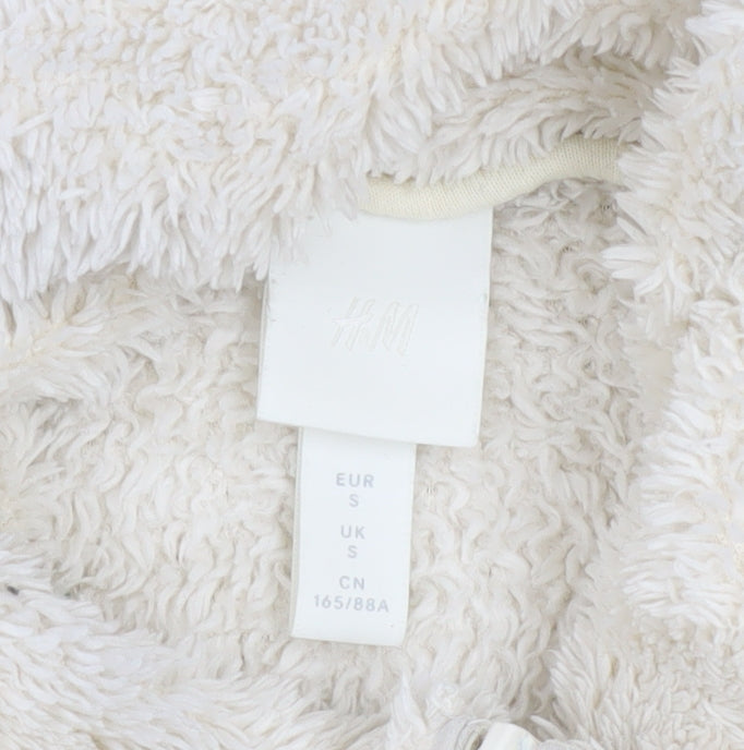Womens UK Size S H&M Ivory Pullover Sweatshirt