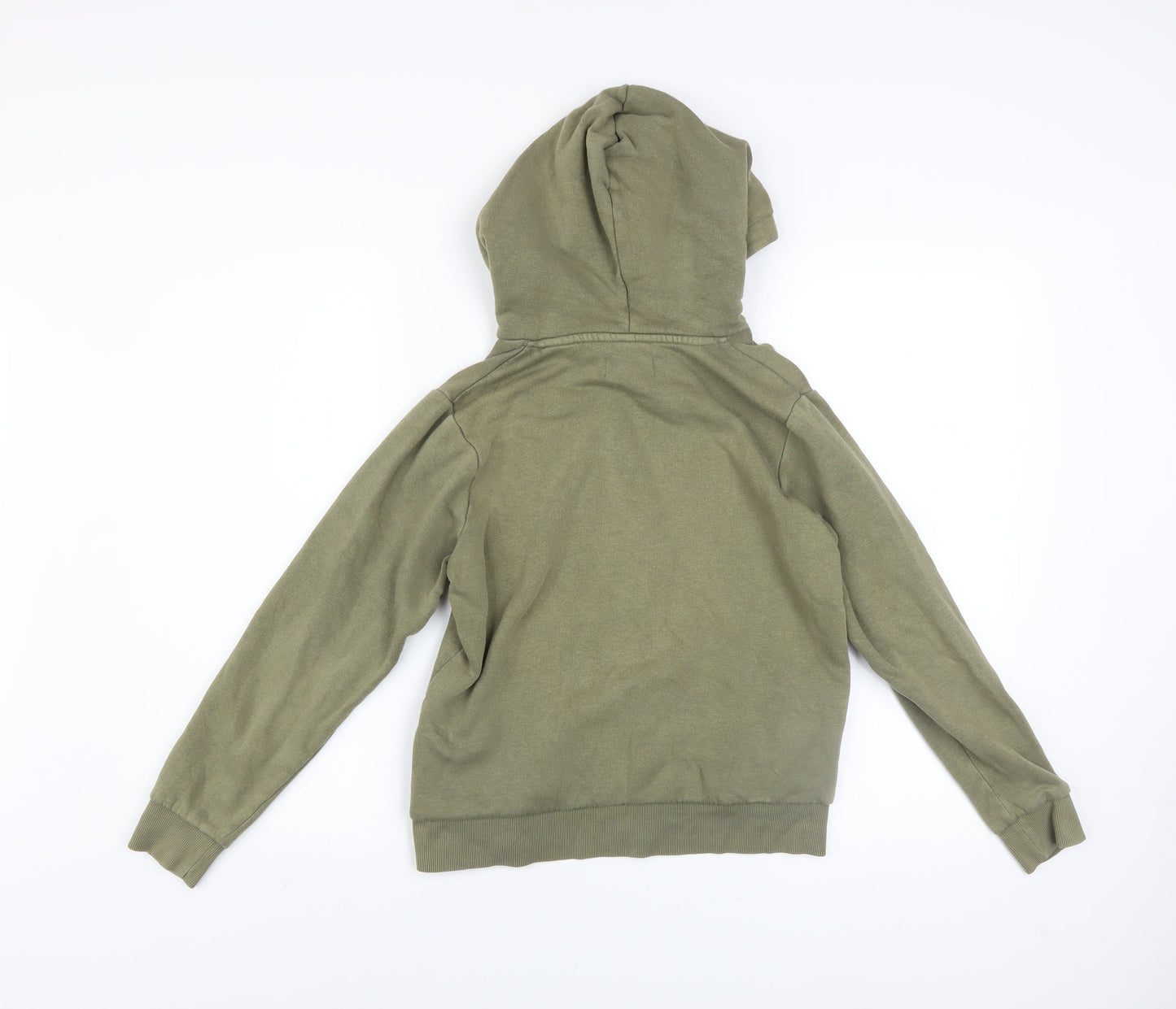 Boys UK Size 152 JACK & JONES Green Pullover Hoodie
