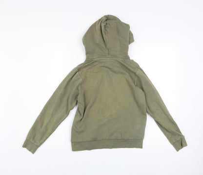 Boys UK Size 152 JACK & JONES Green Pullover Hoodie