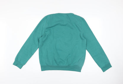 Womens UK Size M Disney Green Pullover Sweatshirt