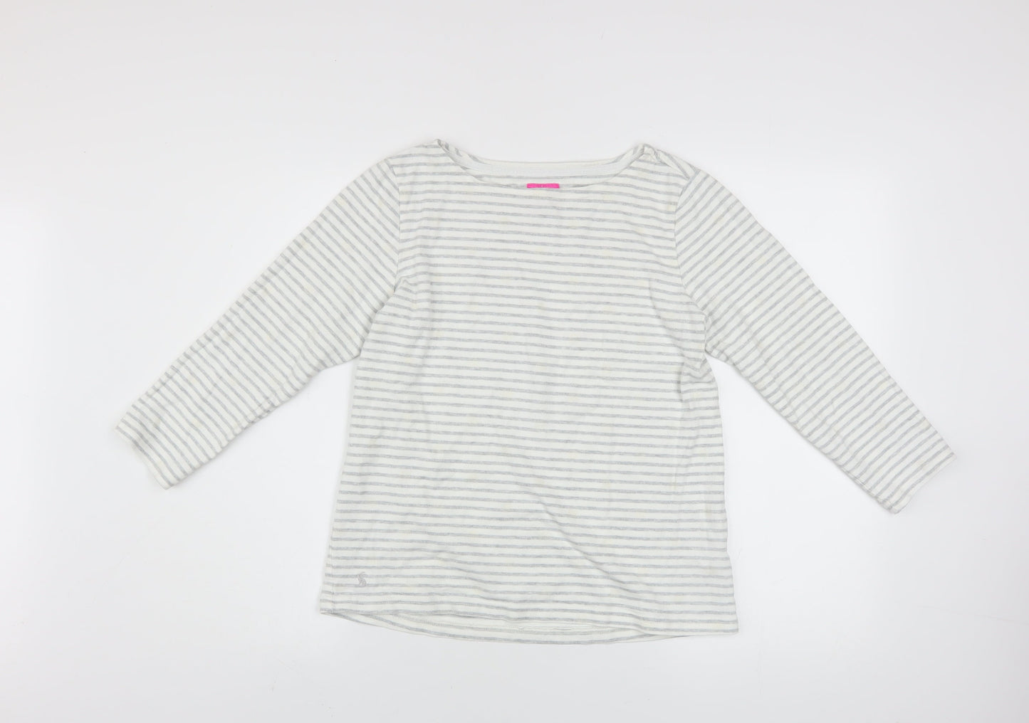 Womens UK Size 10 Joules Grey Pullover Sweatshirt