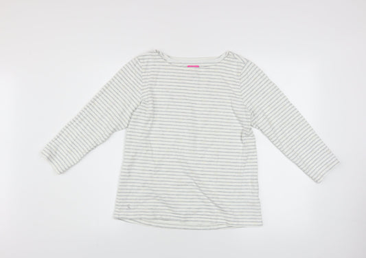 Womens UK Size 10 Joules Grey Pullover Sweatshirt