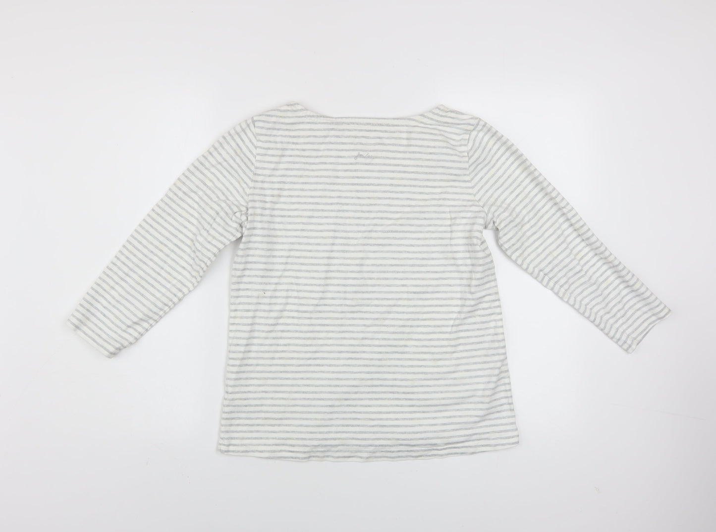 Womens UK Size 10 Joules Grey Pullover Sweatshirt