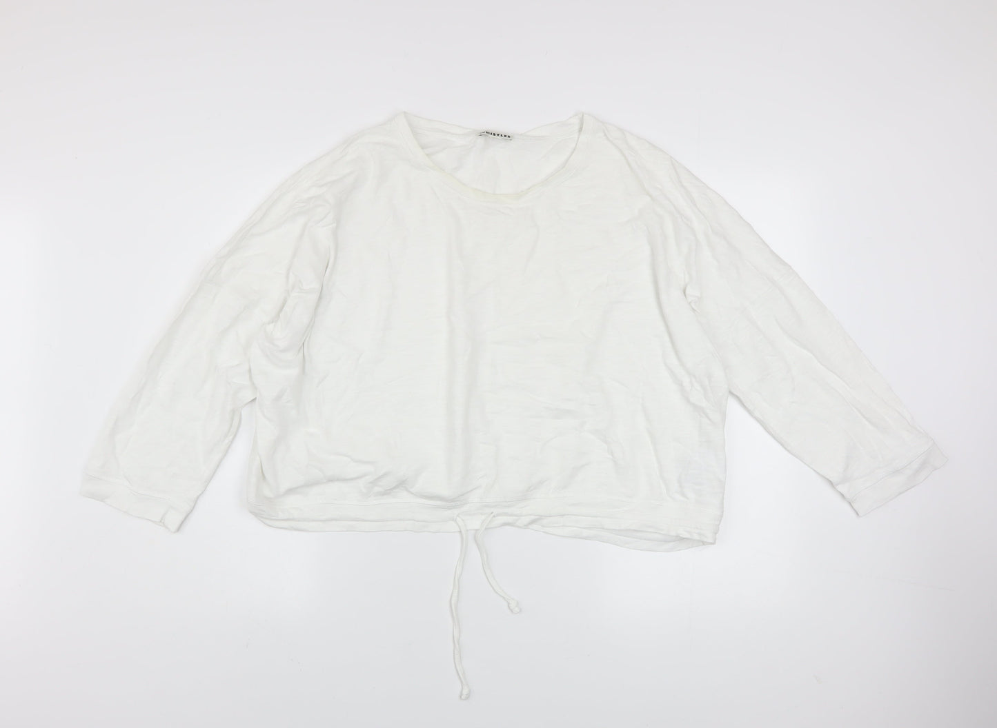 Womens UK Size L Whistles White Pullover Sweatshirt