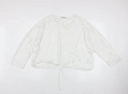 Womens UK Size L Whistles White Pullover Sweatshirt