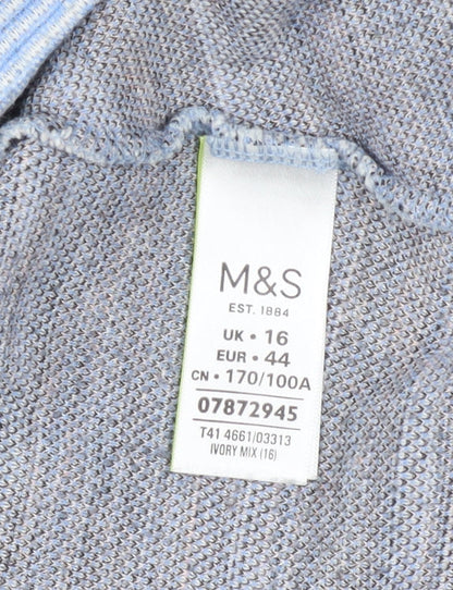 Womens UK Size 16 Marks and Spencer Multicoloured Pullover Jumper