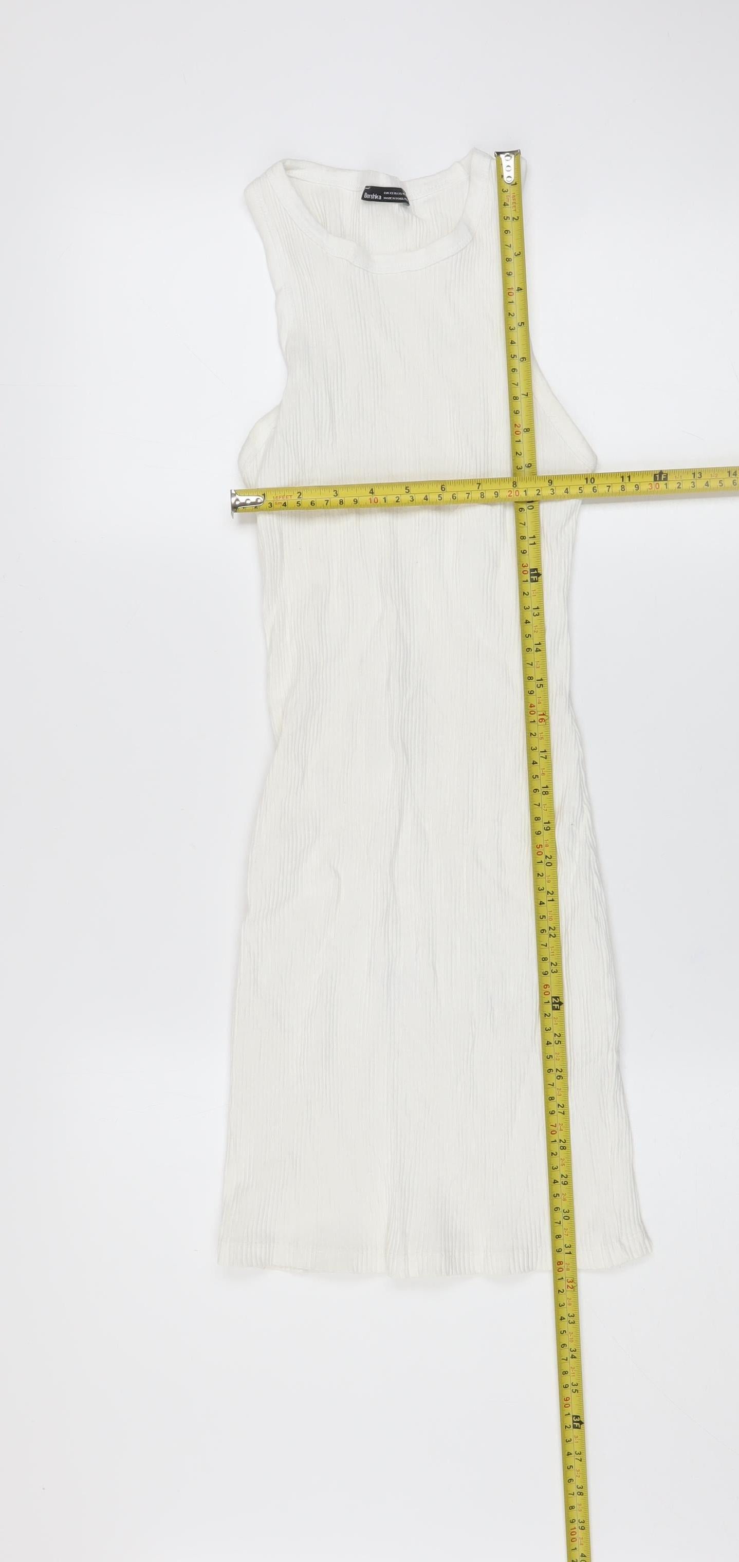 Womens UK Size XS Bershka Bodycon Dress