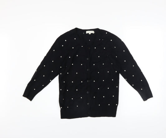 Womens UK Size M Austin Reed Black Cardigan Jumper